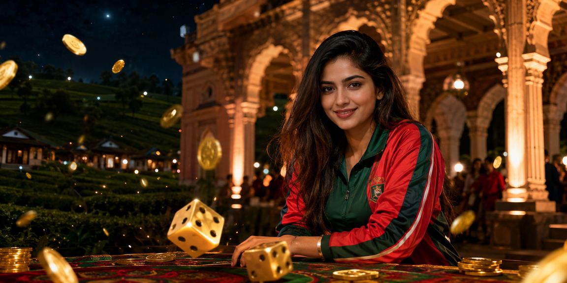 সিলেটের চা বাগানে মোবাইলে ক্রিকেট বেটিং উপভোগ করছেন একজন বেটার